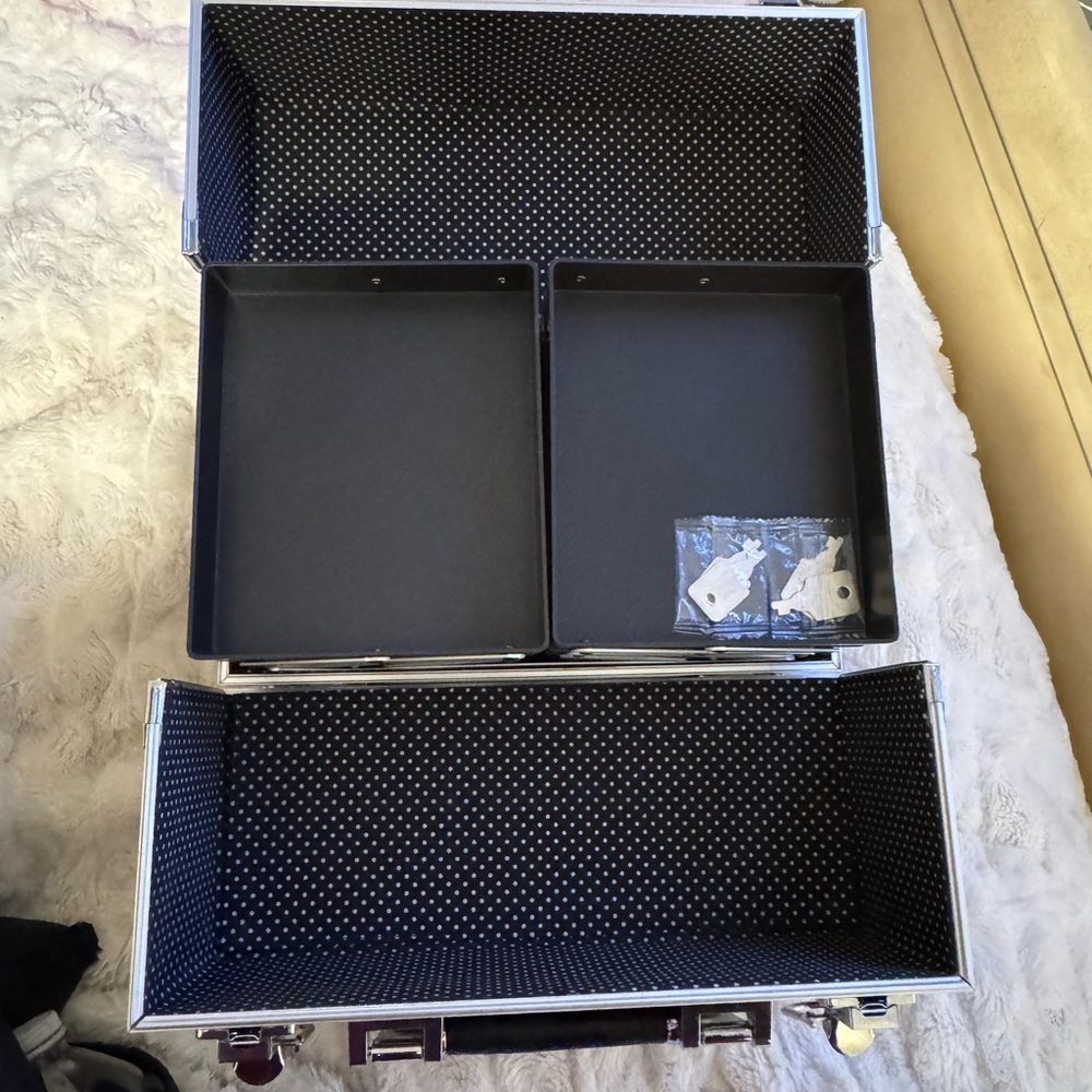 Black And Silver Locking Storage Case View 3